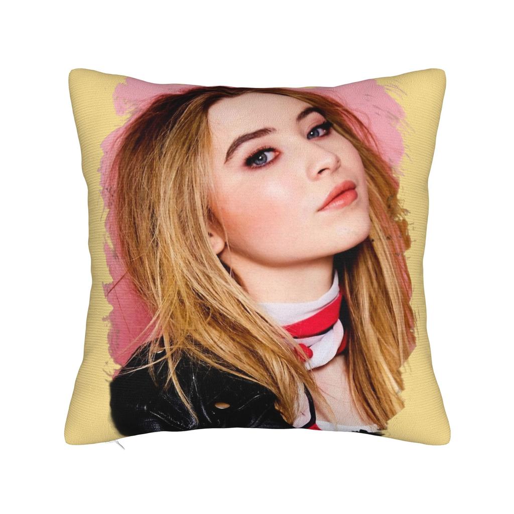 Sabrina Carpenter Poszewka na poduszkę Urocza Śmieszna Poszewka na poduszkę na Kanapę Sofę Sypialnię Wygodne Poszewki Prezent