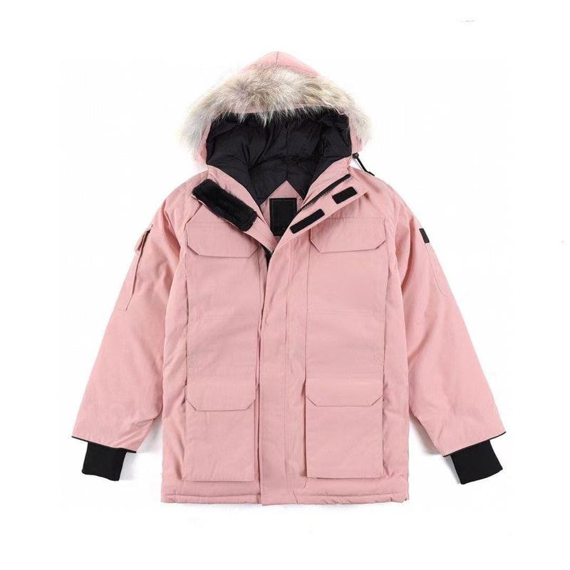 High Version New Goose Down Jacket Expedition Men and Women Canada Thickened Jacket Wolf Hair