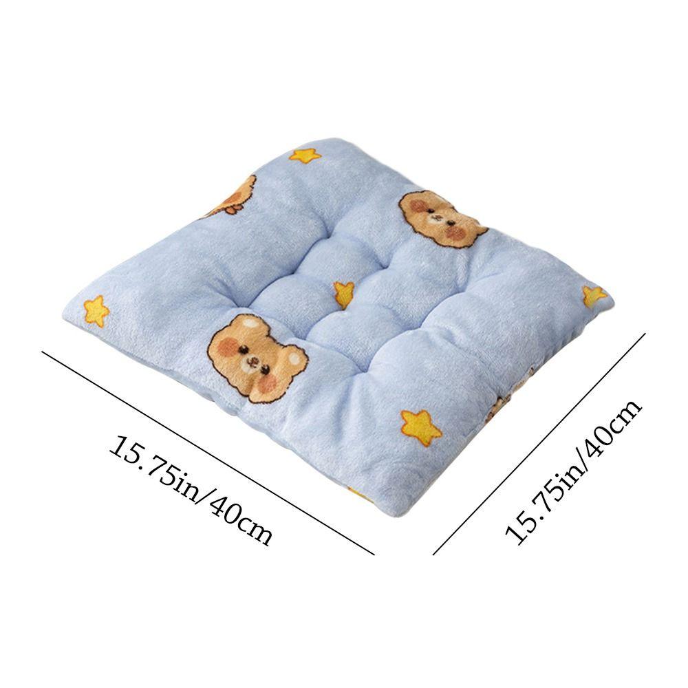 Cartoon Chair Pad Plush Stool Cushion Portable Floor Pillow  for Home&Office