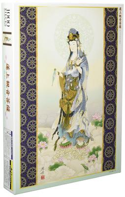 APPLEONE 1000-850 Lotus Kannon Bodhisattva (Shuho Takabatake) 1000-Piece Jigsaw Puzzle (75 X 50 Cm) Made In Japan Buddhist