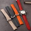 Premium Grade Soft FKM Rubber Watch Strap 20mm 21mm 22mm Perfect Fit Flat End Universal Quick Release Watch Strap 3