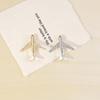 1Pcs Fashion Airplane Pins Men'S Aircraft Decoration Brooch Suit Corsage Father'S Day Jewlery Gift Creative Accessories