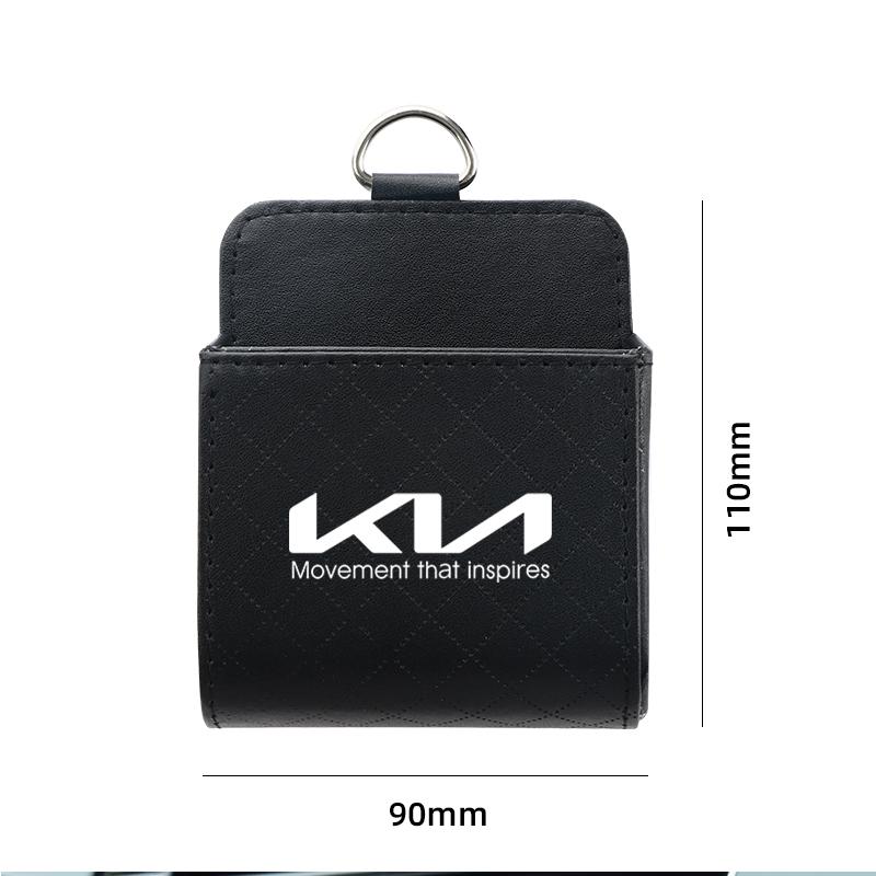 Auto Lüftungsschlitz Sitzlehne Aufbewahrungsbox PU-Leder Münzbeutel für KIA rio ceed sportage cerato soul sorento k2 k5 Zubehör