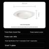 Yilan 9-inch White Ceramic Dinner Plate Set