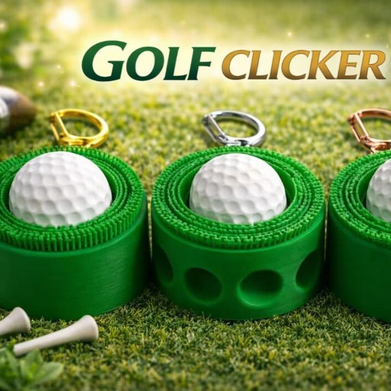 Durable Stress Relief Toy with Mechanical Keyboard Great for Fun Golf and Anxiety Relief Keychain