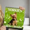 2026 Cute Dog Calendar Funny 12 Month Planner Double-sided Monthly/weekly View Daily Calendar