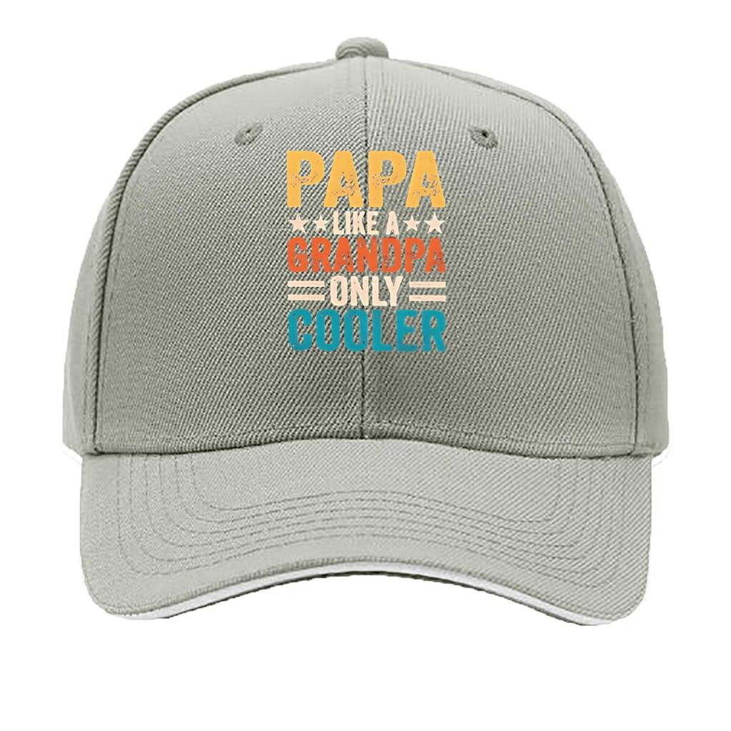 Papa Grandpa Cooler Vintage Hip Hop Hat Fashion Outdoor Sports Sandwich Baseball Cap
