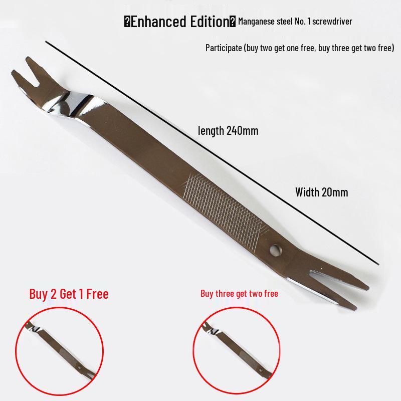 Nerezová sada páčidel a nástrojů pro demontáž čalounění interiéru automobilu