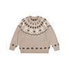 YO Jungen Wollmischung Jacquard Pullover