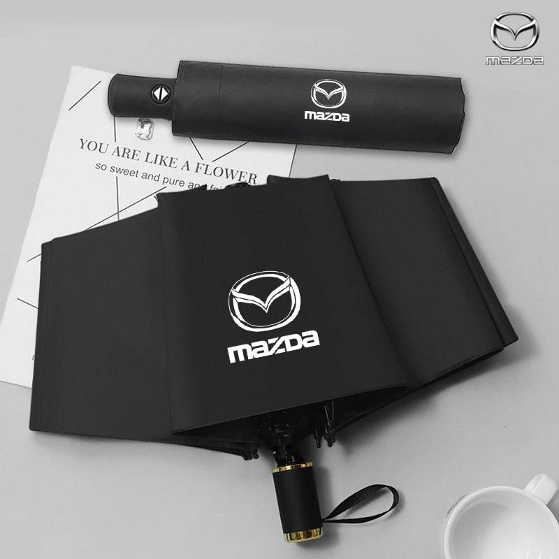 Auto Automatische Vouwparaplu grote reis zakelijke voertuig paraplu Voor Mazda 3 6 BL BM GJ CX3 CX-5 CX5 Auto Benodigdheden Accessoires