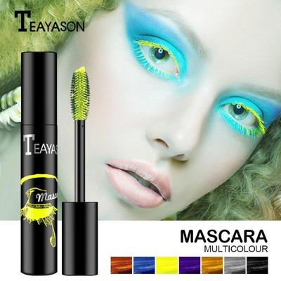 Color Mascara Waterproof Long Lasting Eyelashes Easy To Remove Mascara Beauty