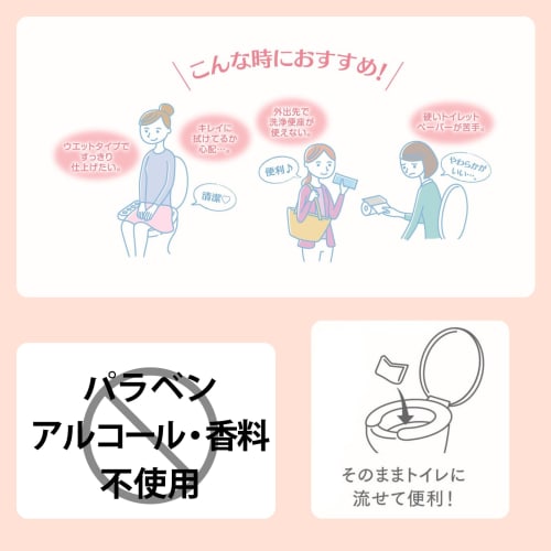 Nepia Oshiri Celeb Wet Portable Baby Wipes for Travel, Unscented, 12 Wipes, Flushable, Includes Original Mini Pouch (Set of 3)