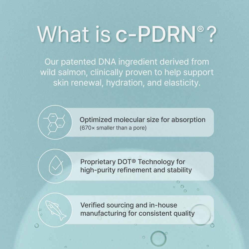 Rejuran Moisture Treatment Ampoule C Pdrn  Calming Serum For Dry   Sensitive Skin 1.01 Fl.oz.
