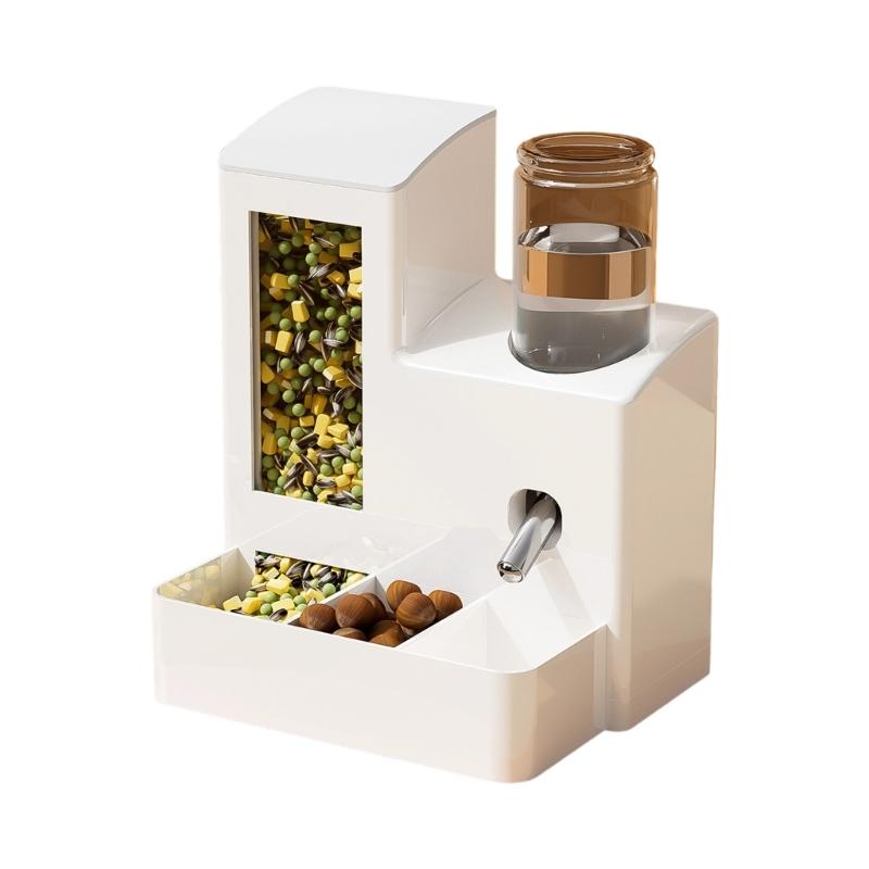 Automatic Leak Proof Water Dispenser For Rabbit Hamster And Small Animals Food Feeder With Large Capacity