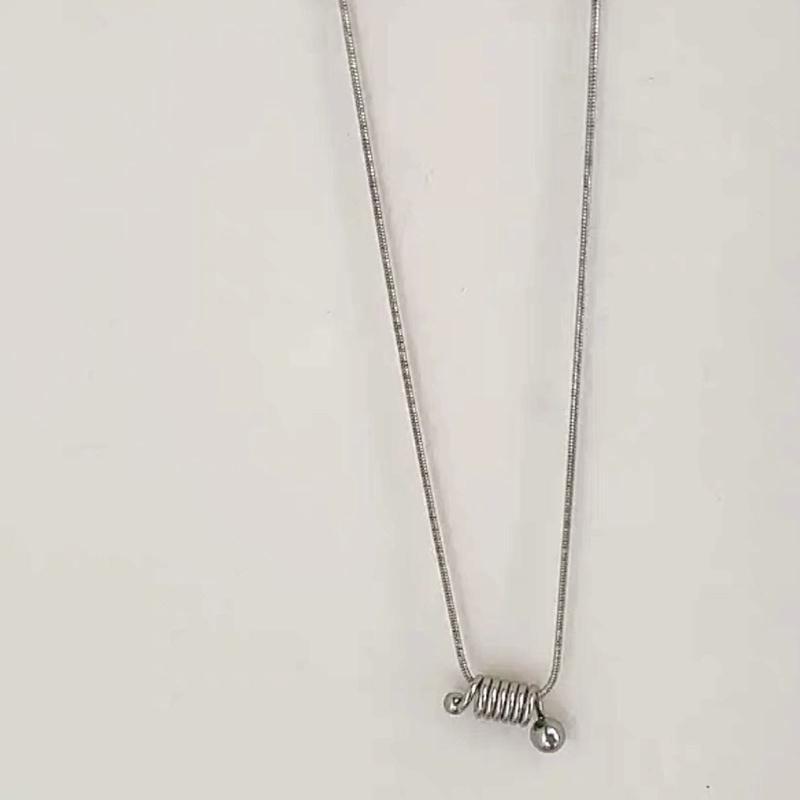 Fashion Spring Spike Pendant Necklace Adjustable Choker Simple Collar Necklace Party Jewelry Hip Hop Clavicle Chain