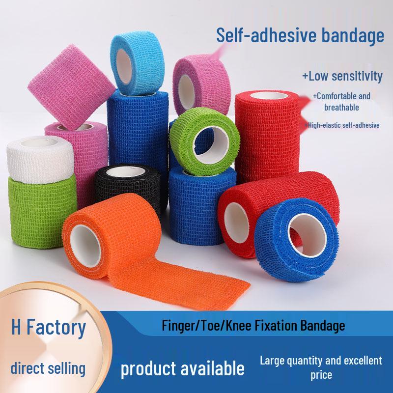 Breathable Non-Stick Self-Adhesive Sports Bandage for Hair, Finger, Wrist, and Ankle
