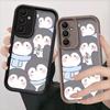 Cartoon Cute Penguin For Samsung Galaxy Case S24 S23 S22 S21 Ultra Plus Fe A55 A54 A53 A52 A35 A25 A15 A14 5G Phone Y2k Cover