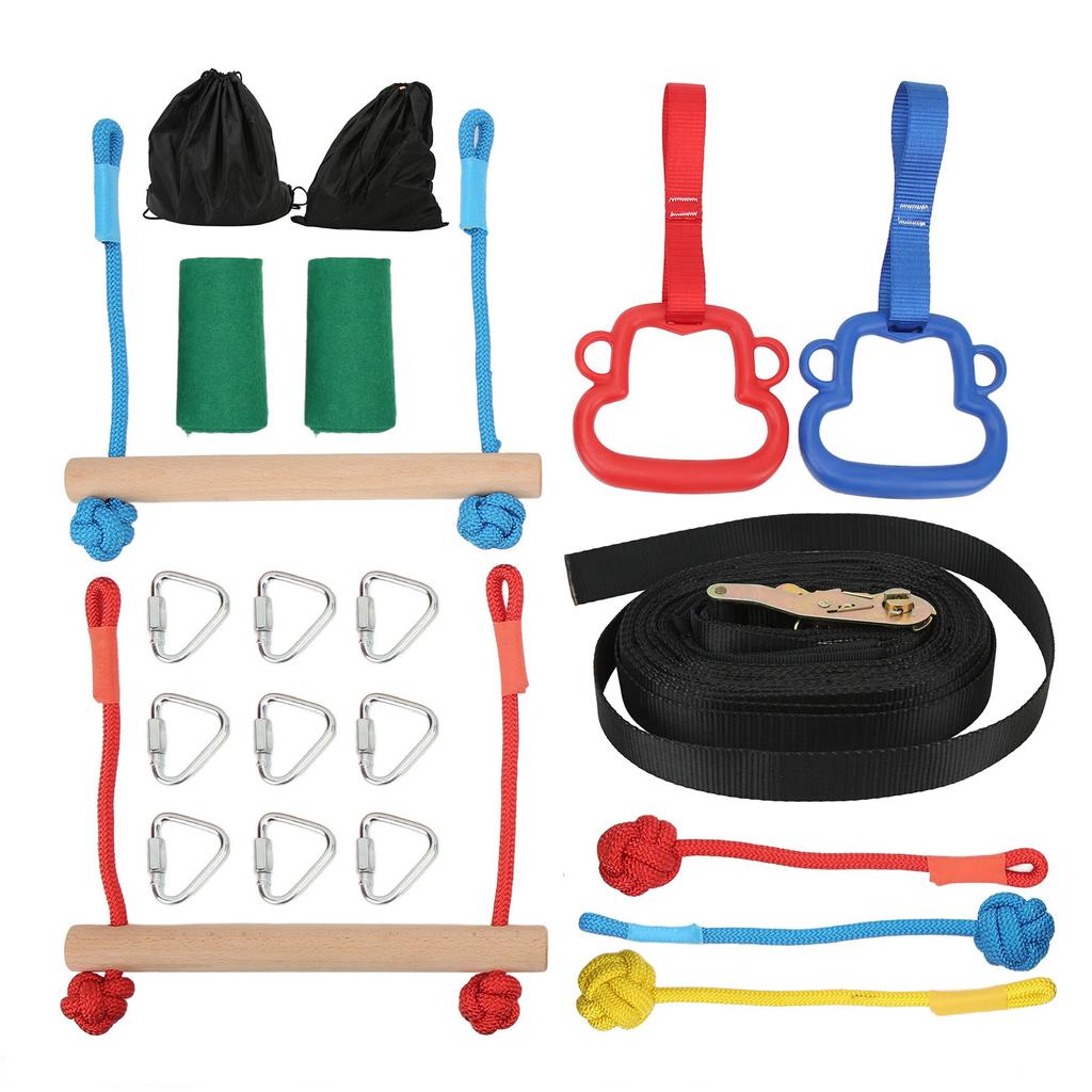 Dětská vnitřní hrazda s kruhy Dětské lezení Děti Vnitřní Venkovní Domácí Aktivita Fitness Kruh Hra