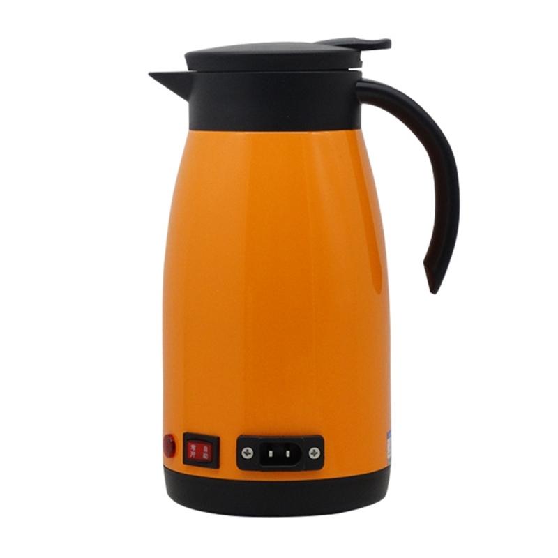 12V 24V Car Electric Kettle 680ml Fast Boil Heating Cup Heated Water Cup For Long Journeys Commuting Convenience