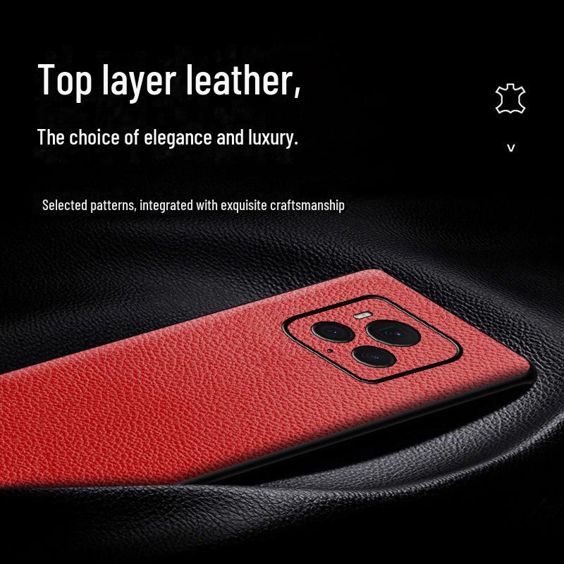 Honor Magic6 Ultimate Edition Genuine Leather Cowhide Full Cover Case