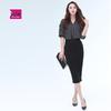 Plus Size 200 Jin Sexy Stretch Bodycon Pencil Skirt - Professional Black Fishtail Skirt for Women