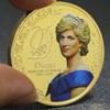 Královna Anglie, Princezna Diana, Pozlacené, Stříbrné Pamětní Mince, Zlaté Mince Lásky Růže, Mince, Pamětní Medaile Koruny