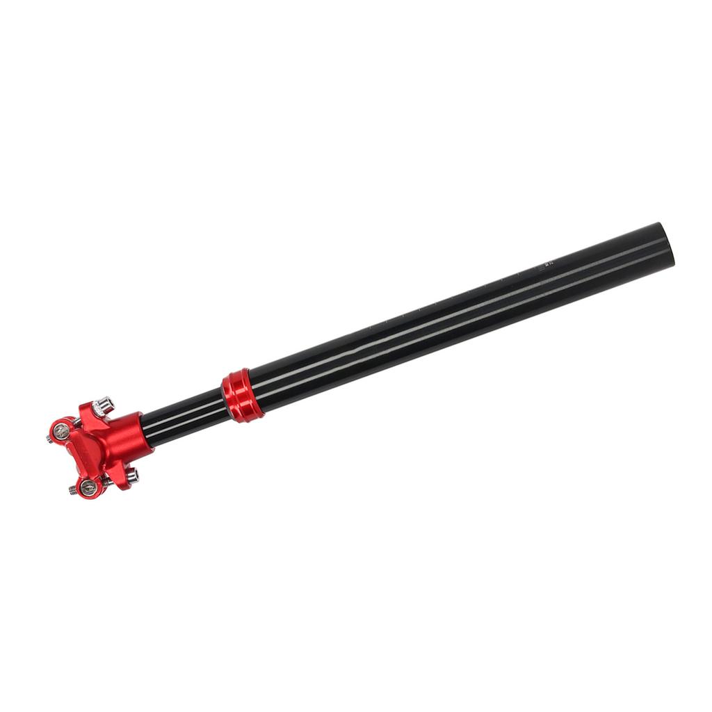 27.2x350mm Bike Suspension Seatpost with Adapter Tube Aluminum Alloy Bicycle Shock Absorber Damper Post