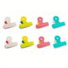 8Pcs/lot Multifunction Bag Chip Clips, Fresh Food Clips, Photo File Clamps, Assorted Colors Air Tight Seal Grip for Kitchen Seal