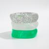 Europe American Style Translucent Acrylic Bangle Minority Design Green Hand Ring  Girls