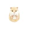 Sun Lemon Koromoffuru Hamster Plush Toy, Beige, 12 x 15 x 14 cm, Animal, P-8272