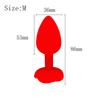 Rose Silicone Anal Plug Set of 3 Sizes Prostate Massager Butt Plugs Stimulator for Couples Men Women Anal Trainer Sex Toy