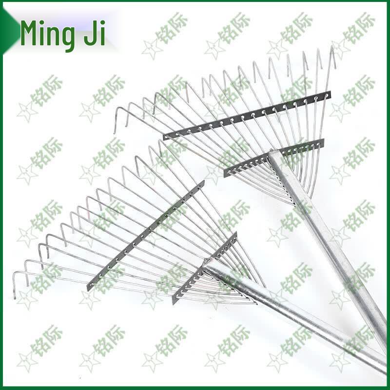 Mingji 14-Tooth Galvanized Steel Rake