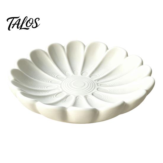 Decorative Jewelry Tray 3D Printed Flower Shape for Rings Necklaces Bracelets, Entryway Table White Storage Dish Trays, Trinket Dish, Organizer Living