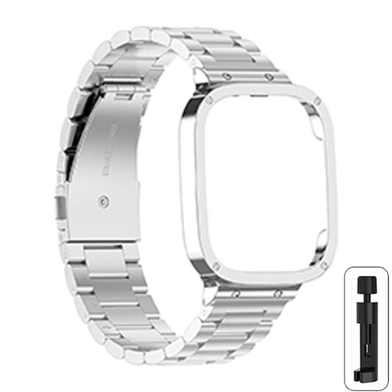 

Для Redmi Watch 3/3 Active Ремешок из нержавеющей стали Металлический ремешок+Защитный чехол Подходит для браслета Mi Watch Lite 3 For Redmi Watch 3