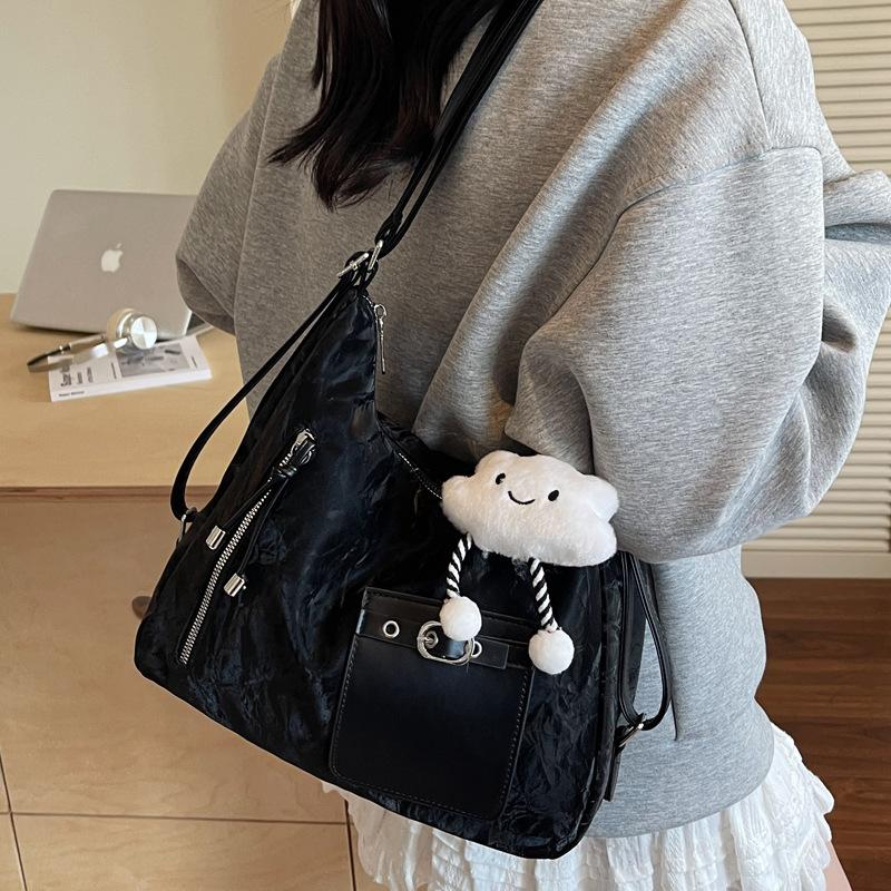 Fashion Large-capacity Underarm Bag Women's 2025 New Design Sense Niche Backpack Casual Multi-purpose Shoulder Bag Tide