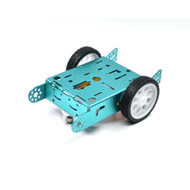 

2WD Aluminum 2WD Car Education Toys New Alloy Car Chassis Smart Robot Car Chassis Smart Robot DIY Kit MBOT Car