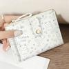 Cute Cat Ultra Thin Card Holder for Women, Lightweight Zipper Multi-Slot Wallet, Slim Card Case for Daily Carry