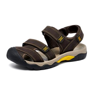 Large Size Genuine Leather Men Sandals Summer Men Beach Sandals Outdoor Sandals For Men