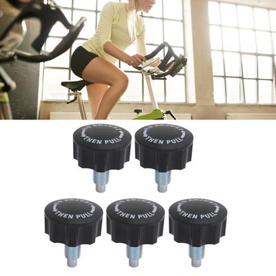 5PCS Spring Pull Pin Knob Screw Replacement Parts Fitness Knob Exercise Training Machines Quick Release Bike Equipment