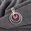 Pink Tourmaline Jewelry, 925 Solid Sterling Silver Gemstone Pendant, Handmade Jewelry, For Memorial Day