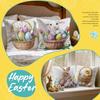 Easter Decorations Cushions Pillowcase Polyester Cushion Cover Throw Pillow Pillowcover Home Car Sofa Decor