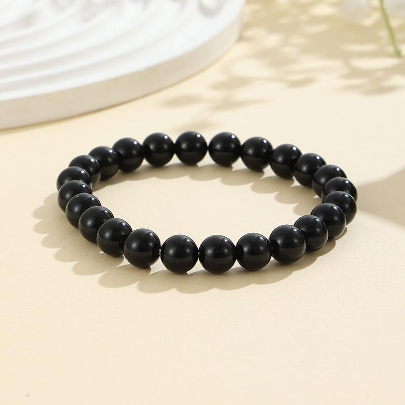 8mm Natural Stone Bracelet: Amethyst, Tiger's Eye, and Agate Jewelry