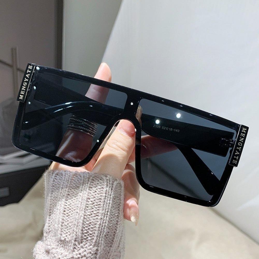 Fashion Large Frame Square Women Sunglasses Gradient Lens Outdoor UV Protective Shades Glasses for Men Women