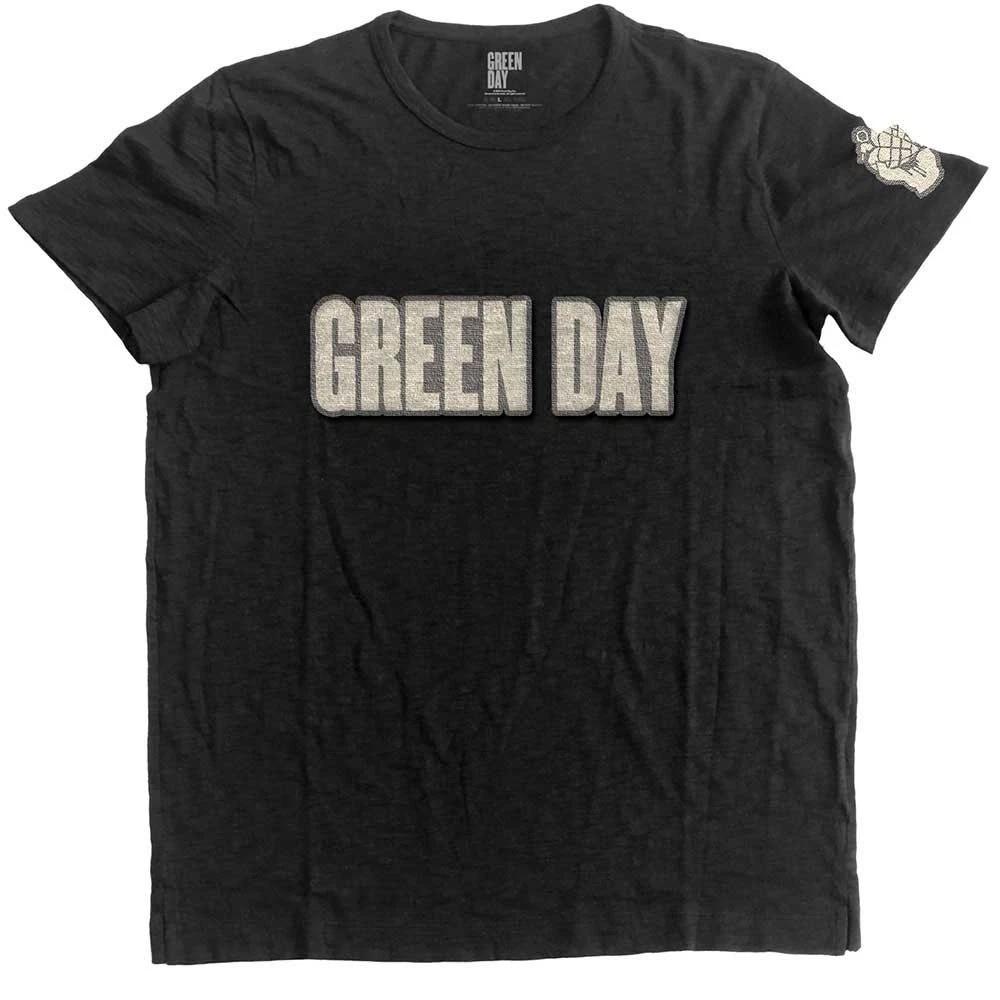 Green Day Logo & Grenade Allowed Men s T-Shirt S