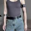 Astute Leather Arm Band - Retro Punk Style Bracelet for Photography