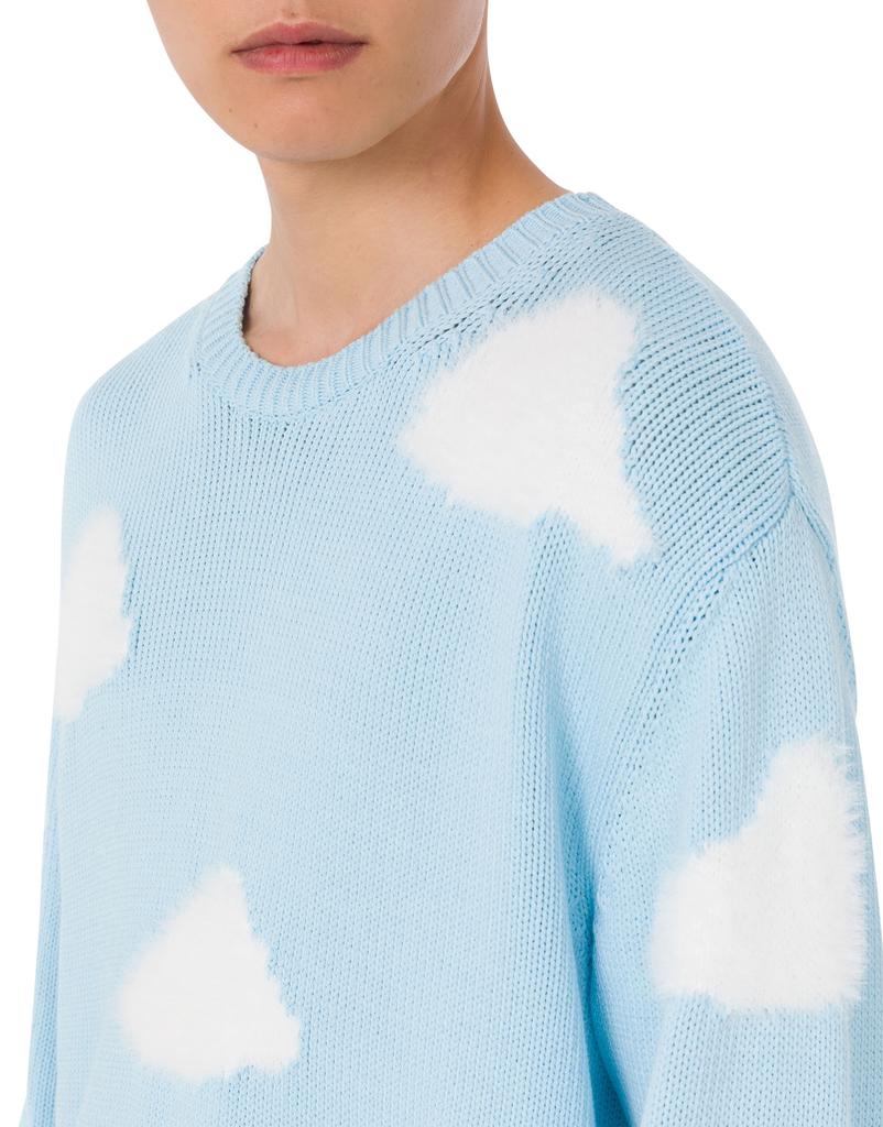 MOSCHINO Cloud Cotton Blend Sweater