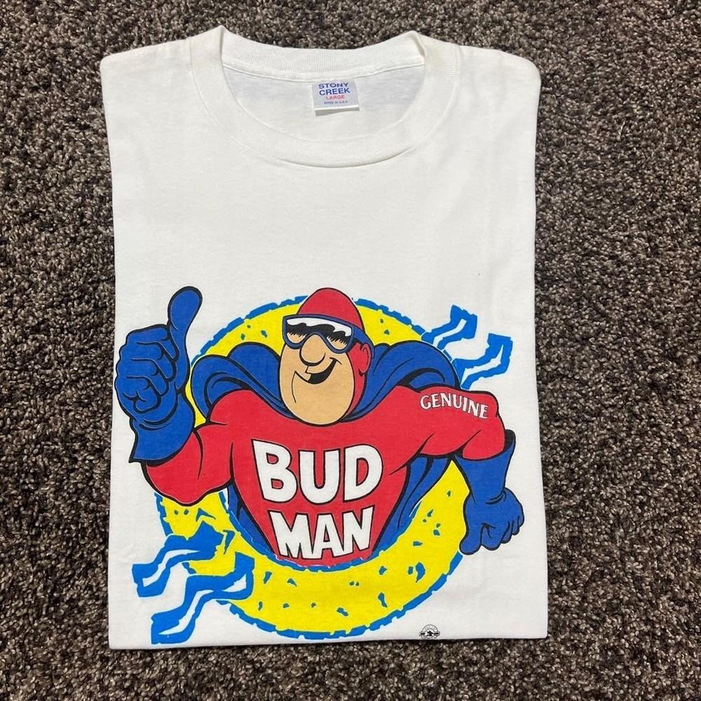 BUD MAN Retro Graphic Unisex Tee S5XL Unisex T-Shirt XXXL