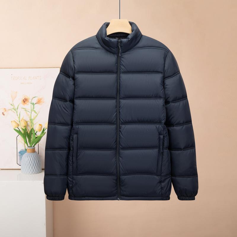 Men's Cotton Coat, Stand Up Collar Cotton Jacket, Thick Cotton Coat, 2025 New Style, Winter Clothing, Outerwear, Warm, Simple Design