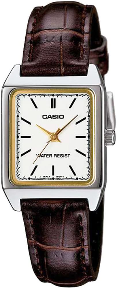 CASIO Standard Quartz Watch White Brown Overseas Model [Casio] Women s LTP-V007L-7E2 [Used]