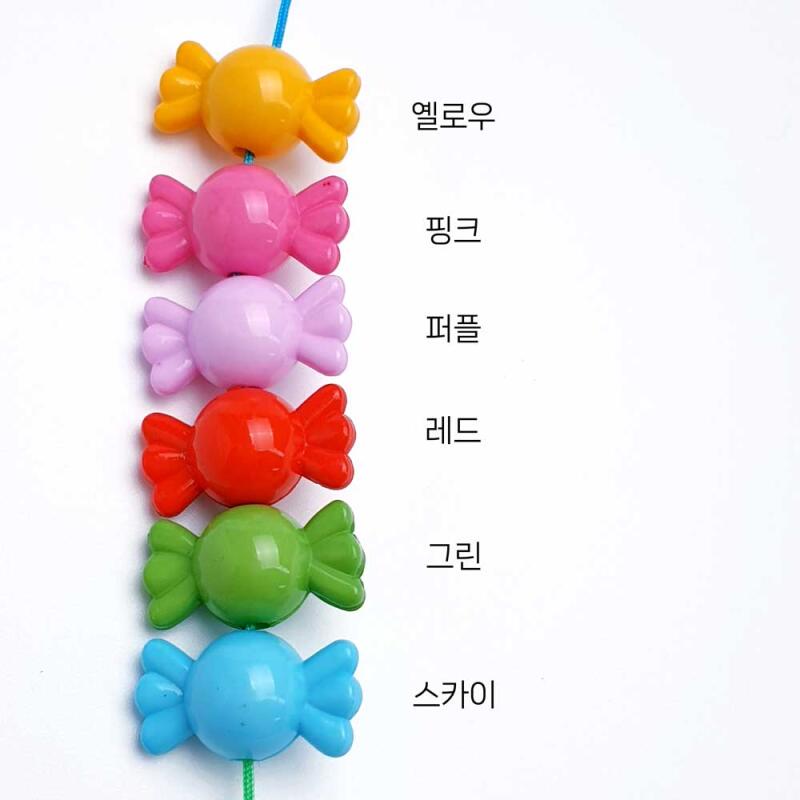 Acryl Kleur Snoep Geperforeerde Snoep Kralen Accessoires